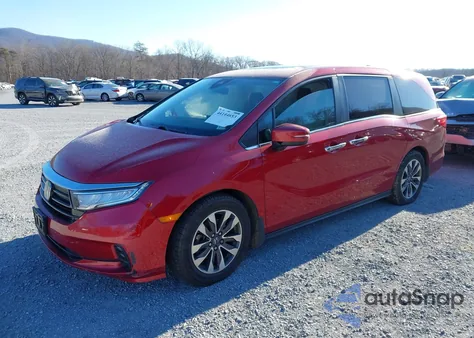 2022 Honda Odyssey Ex-L z USA, uszkodzony, nr VIN 5FNRL6H78NB003367